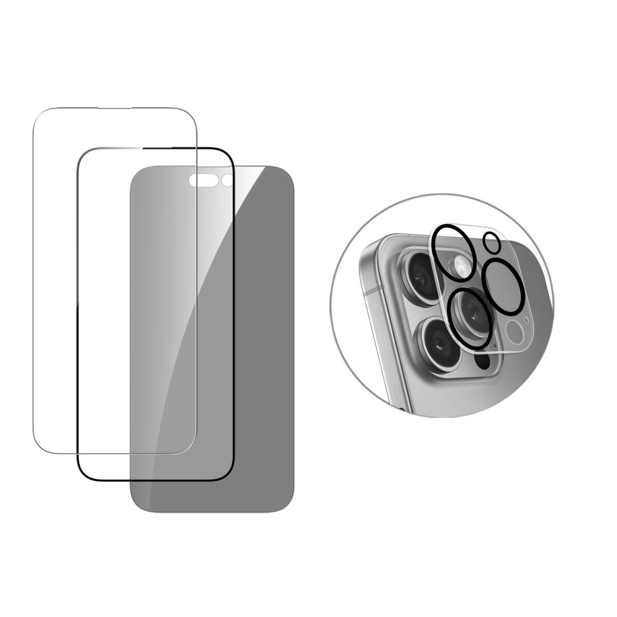 4Smarts 7in1 Value Set für Apple iPhone 16 Pro MagSafe-kompatibel 4Smarts 7in1 Value Set für Apple iPhone 16 Pro MagSafe-kompatibel